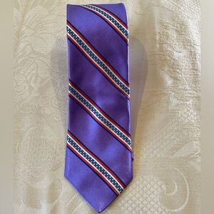 Ted Baker Purple Striped Men's Tie